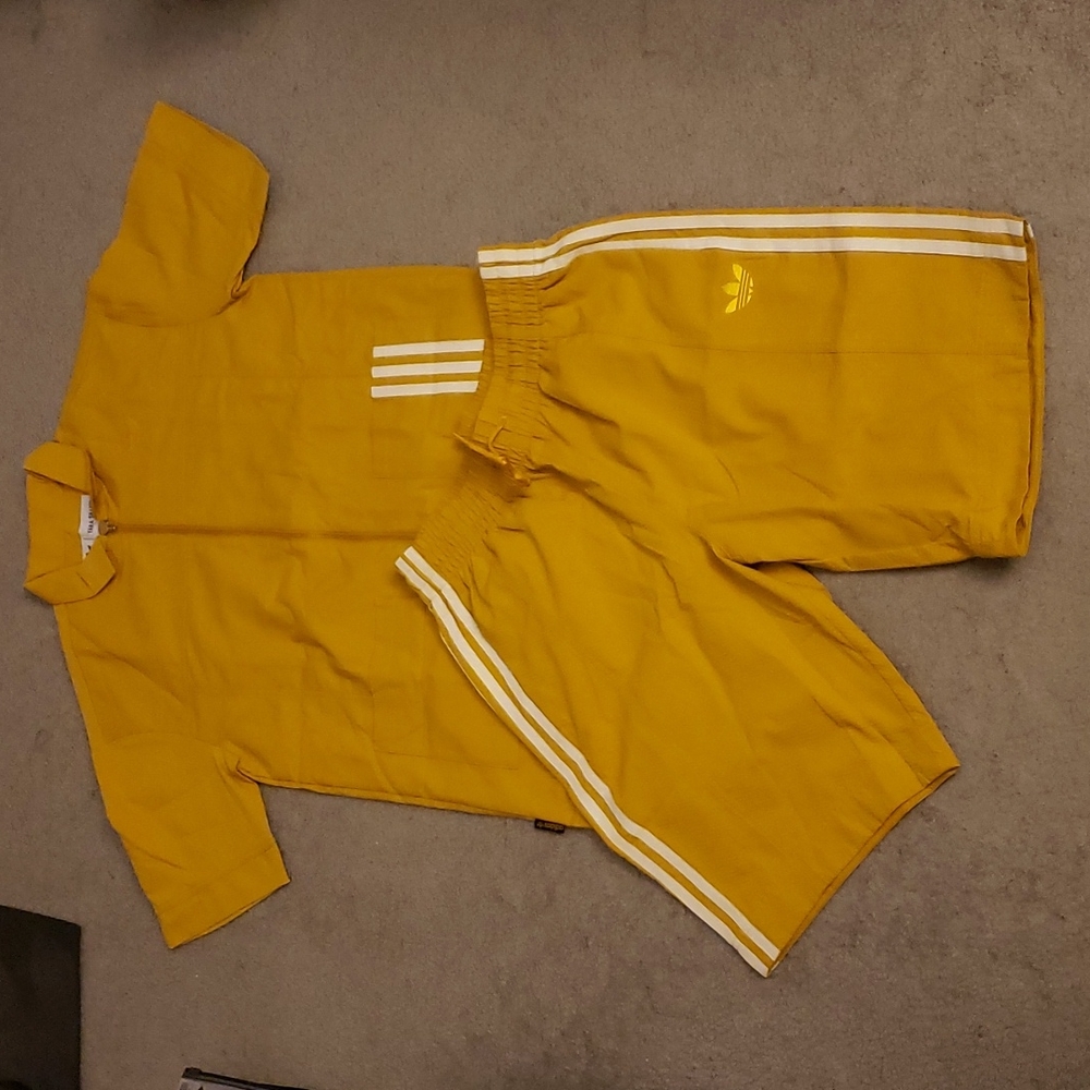 Yara Shahidi Seersucker Shirt & Shorts SET unisex - Picture 7 of 16